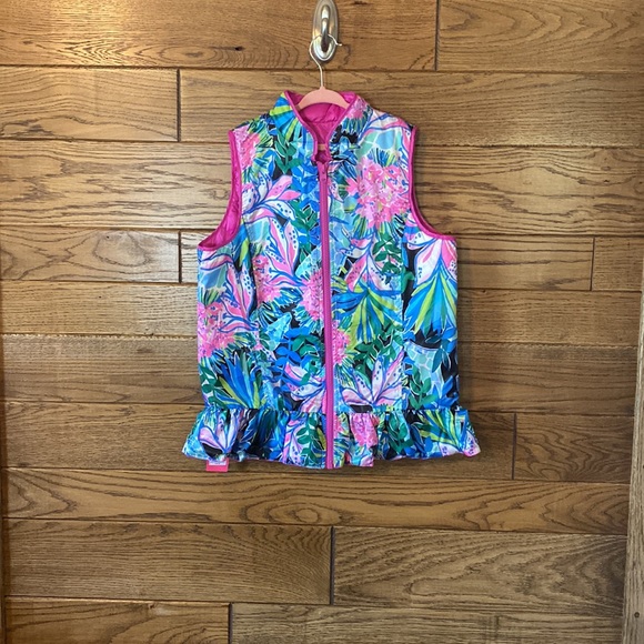 ***NWT*** Lilly Pulitzer girls Melanie reversible vest - Picture 4 of 10
